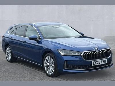 Used Skoda Superb SE L 200 HP (147 kW) 2025 Blue Estate