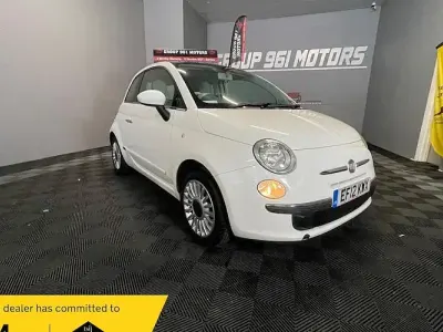 Used Fiat 500 Lounge 69 HP (50 kW) 2012 White Hatchback