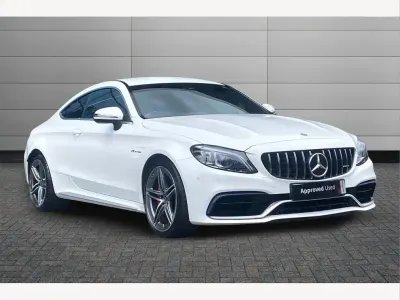 Used Mercedes C63S AMG 510 HP (375 kW) 2021 Polar white Coupe