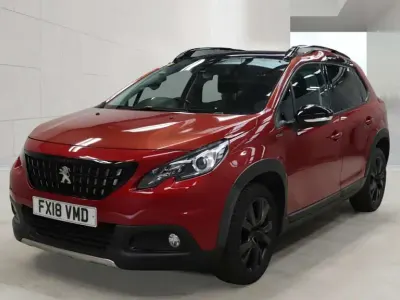 Used Peugeot 2008 GT-line 108 HP (79 kW) 2018 Red SUV