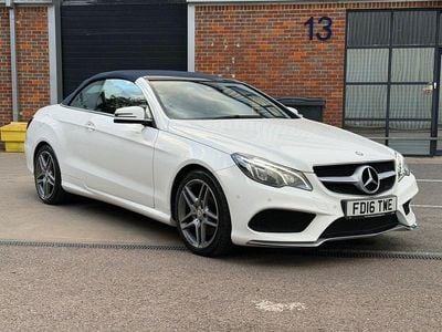 Used Mercedes E200 AMG Line Premium 184 HP (135 kW) 2016 White Cabriolet