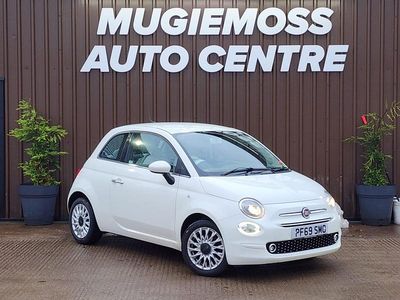 Used Fiat 500 Lounge 69 HP (50 kW) 2019 White Hatchback