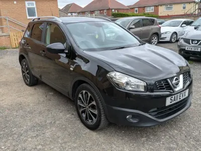 Begagnad Nissan Qashqai N-TEC 110 HK (80 kW) 2011 Svart SUV