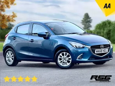 Używany Mazda 2 90 KM (66 kW) 2018 Niebieski Hatchback