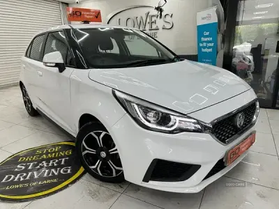 Used MG MG3 Excite 106 HP (77 kW) 2022 White Hatchback