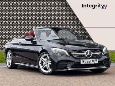 Used Mercedes C200 AMG Line Premium Plus 2018 Black Cabriolet