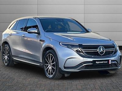 Used Mercedes EQC400 AMG line 300 kW (408 HP) 2023 High tech silver SUV