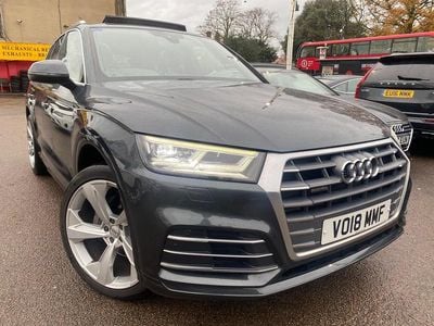 Grey Used 2018 Audi Q5 S-Line SUV | £20,207 (Fair price)