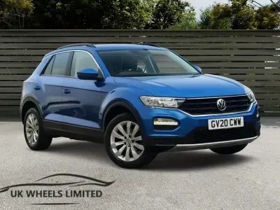 Used VW T-Roc SE 150 HP (110 kW) 2020 Blue SUV
