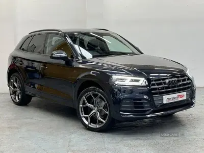 Used Audi Q5 S-Line 190 HP (139 kW) 2018 Blue SUV