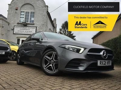 Used Mercedes A200 AMG line 163 HP (119 kW) 2021 Grey Hatchback