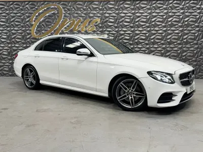 Used Mercedes E200 AMG line 184 HP (135 kW) 2019 White Sedan