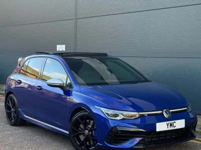 Used VW Golf VII R 2021 Blue Hatchback