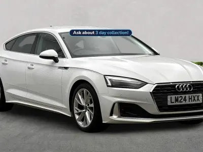 Used Audi A5 Sportback Sport 150 HP (110 kW) 2024 White Hatchback