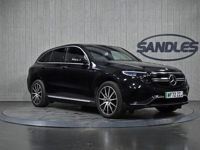 Black Used 2022 Mercedes EQC400 AMG line SUV | £24,299 (Good price)