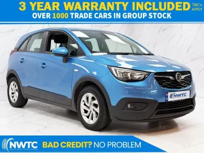 Used Vauxhall Crossland X 81 HP (59 kW) 2018 Blue SUV