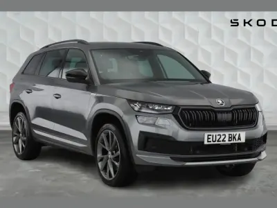 Used Skoda Kodiaq SportLine 196 HP (144 kW) 2022 Graphite grey metallic SUV