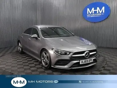 Used Mercedes CLA220 AMG Line Premium 190 HP (139 kW) 2019 Grey Coupe