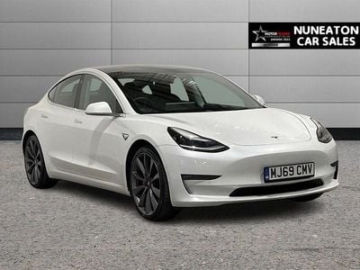 White Used 2019 Tesla Model 3 Performance Sedan | £16,000 (Good price)