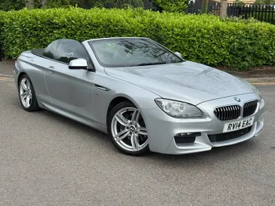 Used BMW 640 Cabriolet M Sport 313 HP (230 kW) 2014 Silver Cabriolet