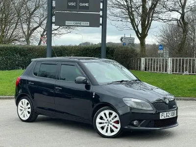 Used Skoda Fabia vRS 180 HP (132 kW) 2012 Black Hatchback