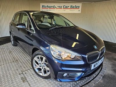Used BMW 218 Luxury Line 150 HP (110 kW) 2017 Blue MPV