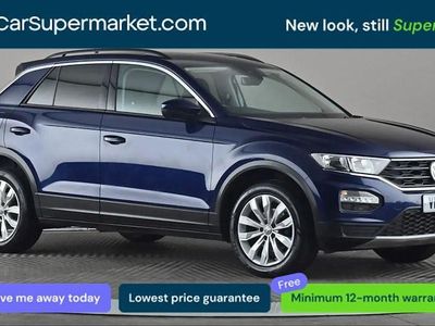 Used VW T-Roc SE 116 HP (85 kW) 2019 Blue SUV