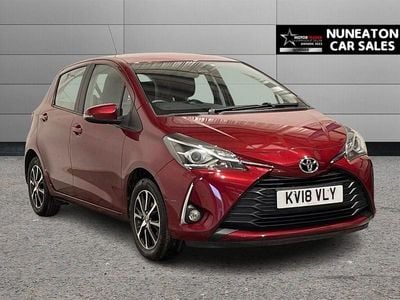Red Used 2018 Toyota Yaris Hatchback | £8,900 (Good price)