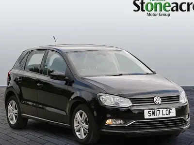 Used VW Polo Edition 90 HP (66 kW) 2017 Black Hatchback