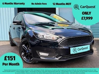 Used Ford Focus Zetec 120 HP (88 kW) 2016 Black Hatchback