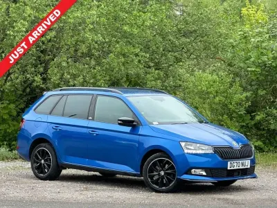 Usado Skoda Fabia Monte Carlo 110 CV (80 kW) 2020 Azul Utilitario