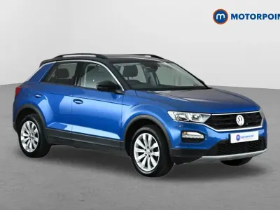 Used VW T-Roc SE 116 HP (85 kW) 2019 Blue SUV