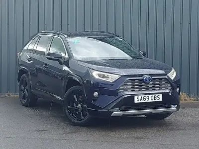 Used Toyota RAV4 Hybrid 218 HP (160 kW) 2019 Blue SUV