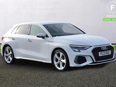 Used Audi A3 Sportback e-tron S-Line 2021 White Hatchback