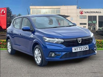 Used Dacia Sandero Expression 100 HP (73 kW) 2023 Blue Hatchback
