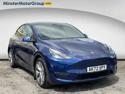 Used Tesla Model Y Long Range AWD 378 kW (514 HP) 2022 Blue SUV