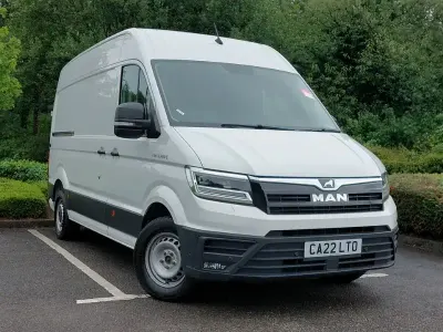 Used MAN TGE 100 kW (136 HP) 2022 White Van
