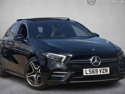Used Mercedes A35 AMG Premium Plus 306 HP (225 kW) 2019 Black Hatchback