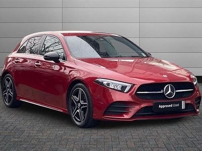 Used Mercedes A200 AMG Line Premium 163 HP (119 kW) 2021 Red Hatchback