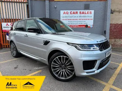 Używany Land Rover Range Rover Sport Autobiography Dynamic 306 KM (225 kW) 2018 Srebrny SUV
