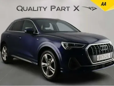 Second-hand Audi Q3 S-Line 150 CP (110 kW) 2021 Albastru SUV