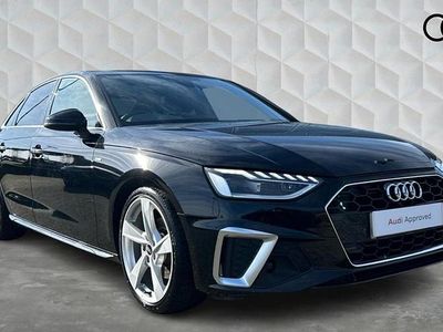 Used Audi A4 S-Line 163 HP (119 kW) 2021 Black Sedan