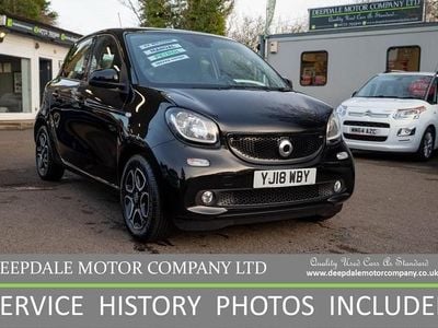 Used Smart ForFour Premium 71 HP (52 kW) 2018 Black Hatchback