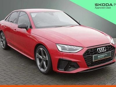 Used Audi A4 Black Edition 161 HP (118 kW) 2020 Red Sedan