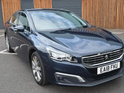 Used Peugeot 508 GT-line 150 HP (110 kW) 2018 Blue Sedan