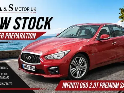 Used Infiniti Q50 Sport Tech 208 HP (152 kW) 2014 Red Sedan
