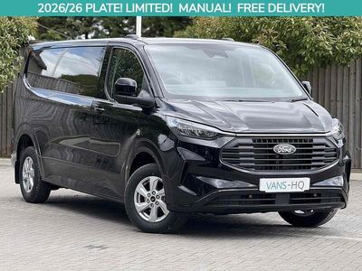 Ny Ford Transit Custom Limited 136 HK (100 kW) 2025 Svart Van