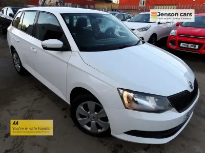 Used Skoda Fabia 75 HP (55 kW) 2017 White Estate