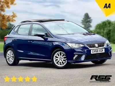 Begagnad Seat Ibiza SE Technology 80 HK (58 kW) 2019 Blå Halvkombi