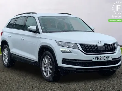 Used Skoda Kodiaq SE 150 HP (110 kW) 2021 White SUV